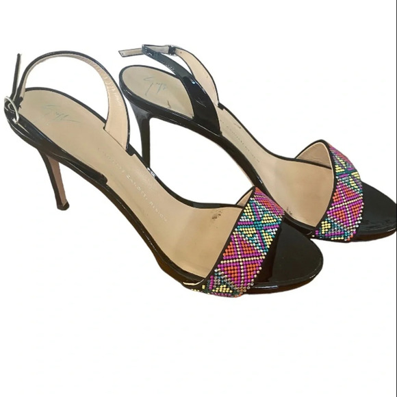 Giuseppe zanotti design|| Authentic Heels with swarovski crystals Size 10 - Picture 2 of 6